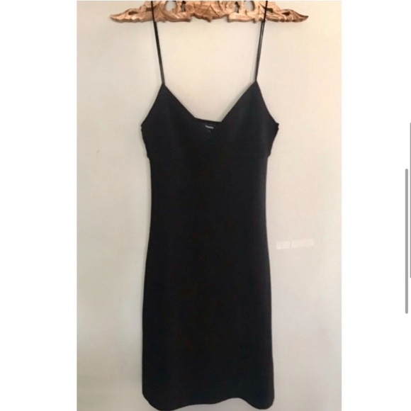 Theory Bettina Mixed Rib Slip Dress. - Picture 4 of 6